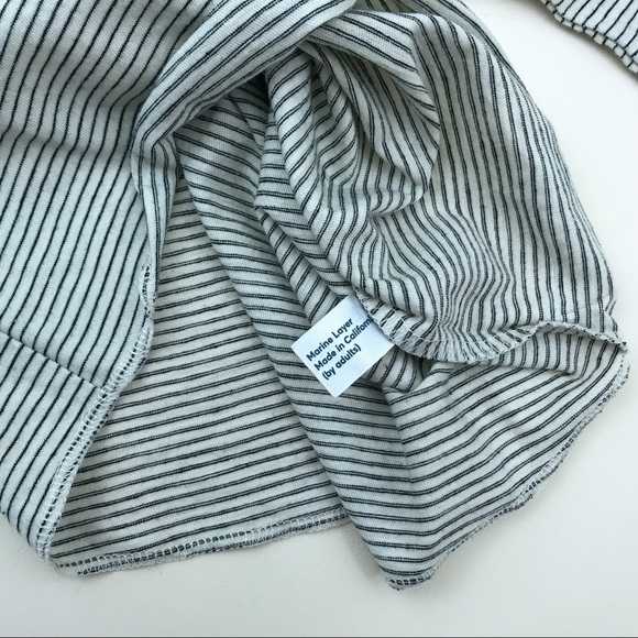 Marine Layer Pin Stripe & Palm Tree Top - Picture 5 of 6